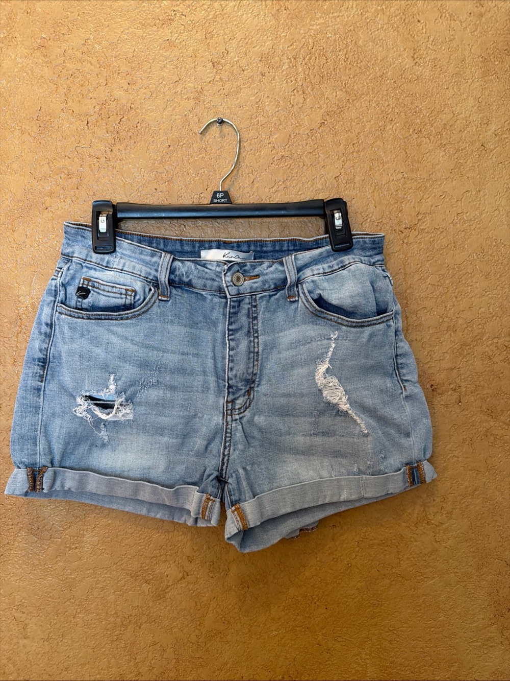 KanCan women Shorts Size 29 Boho Distressed Cuffed # KC6036L - Picture 1 of 7